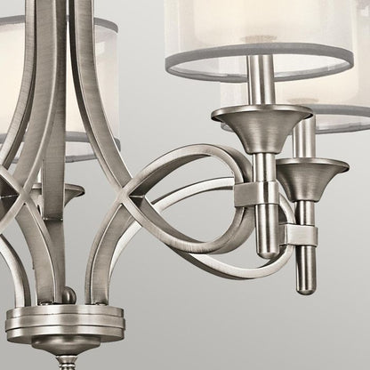 Kichler Lacey 5-Light Antique Pewter Modern Chandelier