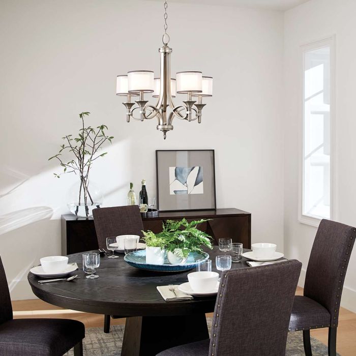Kichler Lacey 5-Light Antique Pewter Modern Chandelier