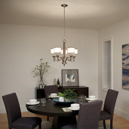 Kichler Lacey 5-Light Antique Pewter Modern Chandelier