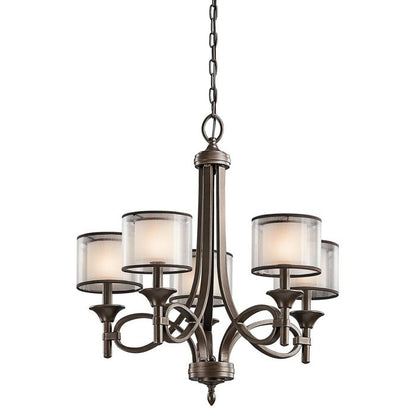Kichler Lacey 5-Light Mission Bronze Modern Chandelier