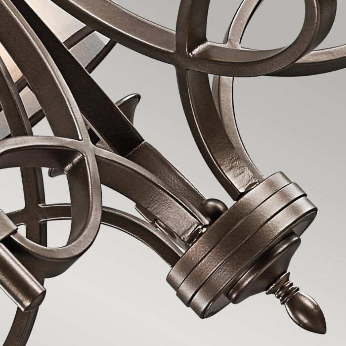 Kichler Lacey 5-Light Mission Bronze Modern Chandelier