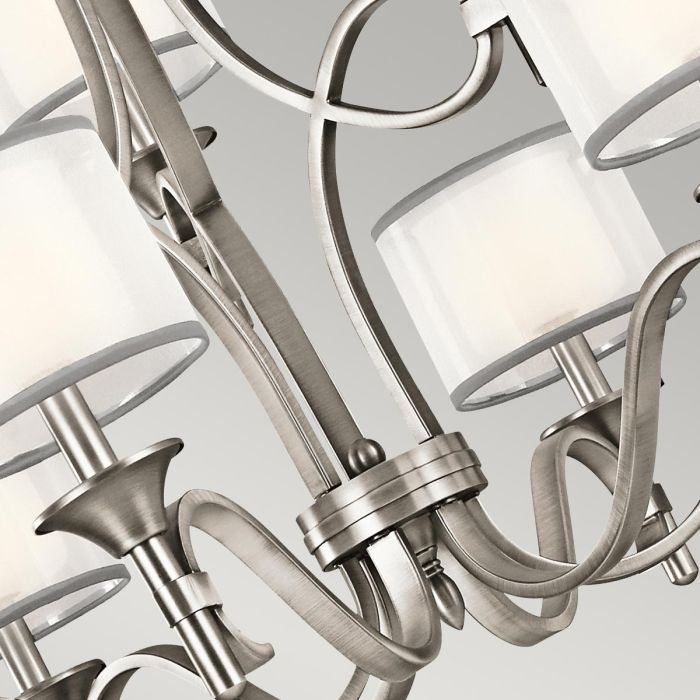 Kichler Lacey 9-Light Antique Pewter Modern Chandelier