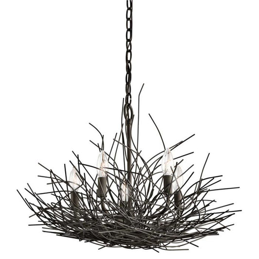 Kichler Organique 5-Light Olde Bronze Modern Chandelier