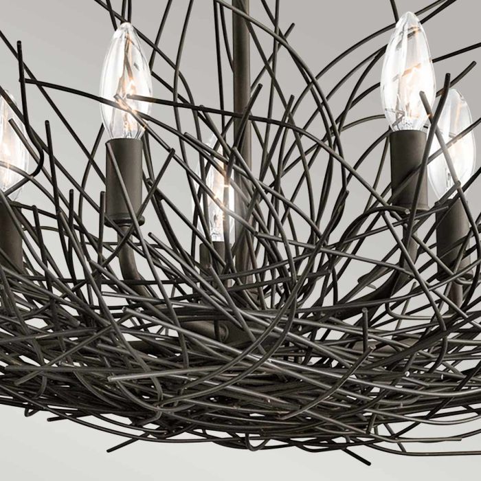 Kichler Organique 5-Light Olde Bronze Modern Chandelier