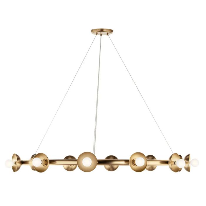 Kichler Palta 9-Light Champagne Bronze Ring Chandelier
