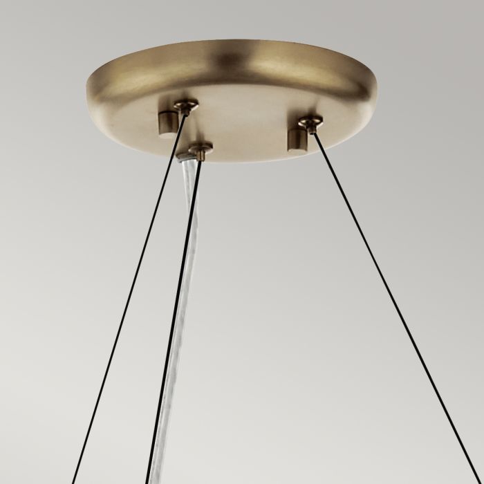 Kichler Palta 9-Light Champagne Bronze Ring Chandelier