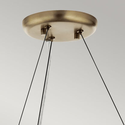 Kichler Palta 9-Light Champagne Bronze Ring Chandelier