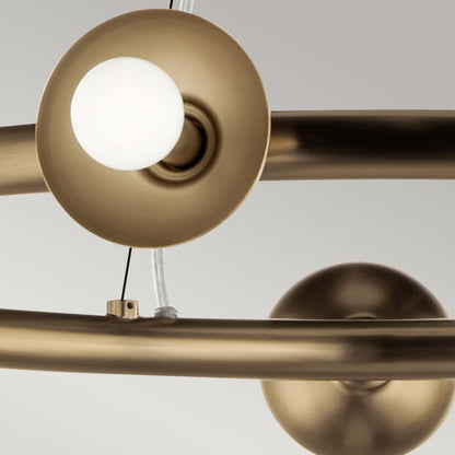 Kichler Palta 9-Light Champagne Bronze Ring Chandelier