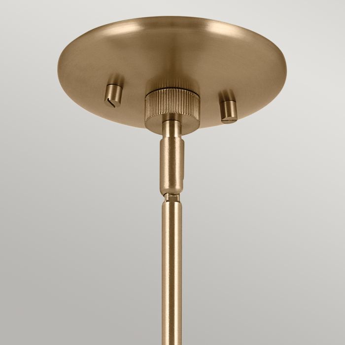 Kichler Phix 6-Light Champagne Bronze & Black Up/Down Modern Chandelier