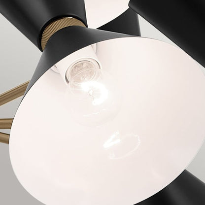 Kichler Phix 12-Light Champagne Bronze & Black Up/Down Modern Chandelier