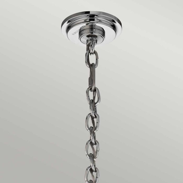 Kichler Piper 18-Light Polished Chrome Glass Chandelier