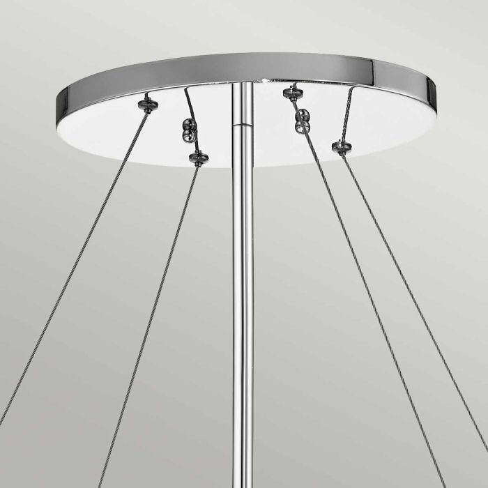 Kichler Piper 6-Light Polished Chrome Oval Island Chandelier