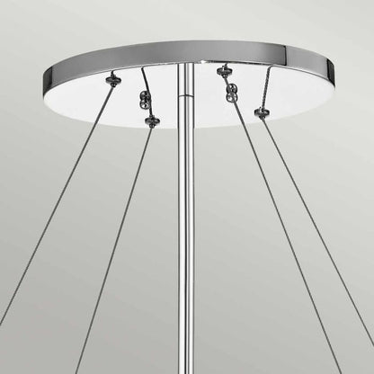 Kichler Piper 6-Light Polished Chrome Oval Island Chandelier