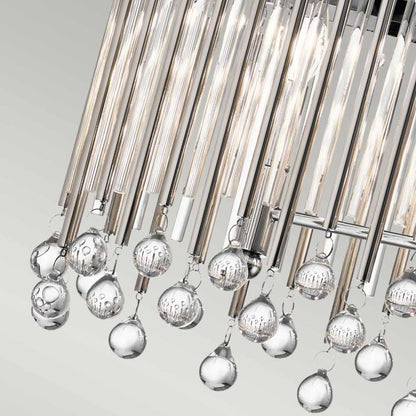 Kichler Piper 6-Light Polished Chrome Oval Island Chandelier