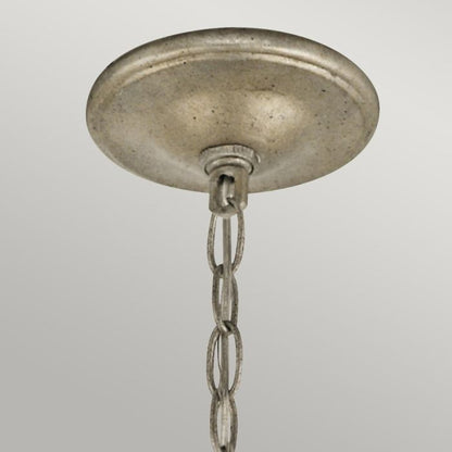Kichler Rosalie 5-Light Sterling Gold Mini Candle Chandelier