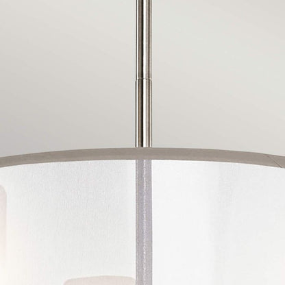 Kichler Saldana 3-Light Classic Pewter LED Drum Chandelier