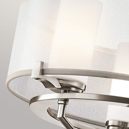 Kichler Saldana 3-Light Classic Pewter LED Drum Chandelier