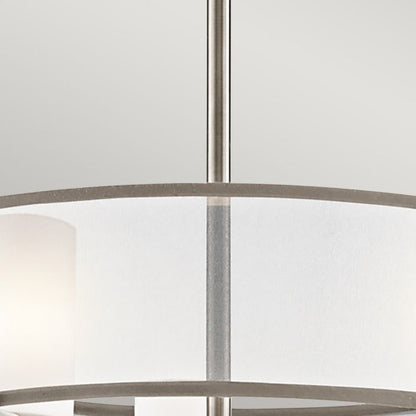Kichler Saldana 5-Light Classic Pewter LED Drum Chandelier