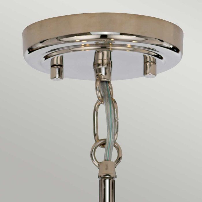 Elstead Lighting Kula 5-Light Polished Nickel Globe Chandelier