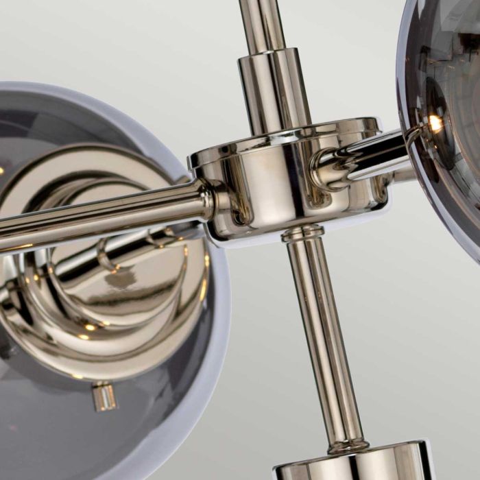 Elstead Lighting Kula 5-Light Polished Nickel Globe Chandelier