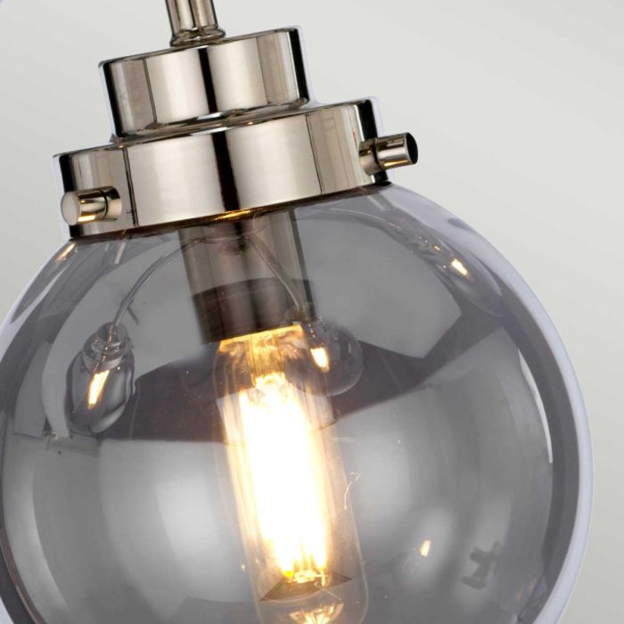 Elstead Lighting Kula 5-Light Polished Nickel Globe Chandelier