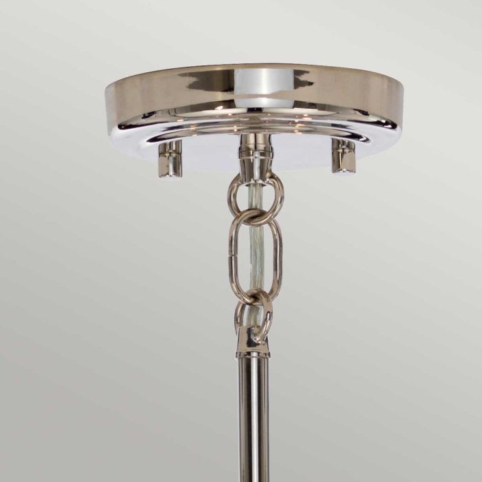 Elstead Lighting Kula 9-Light Polished Nickel Globe Chandelier
