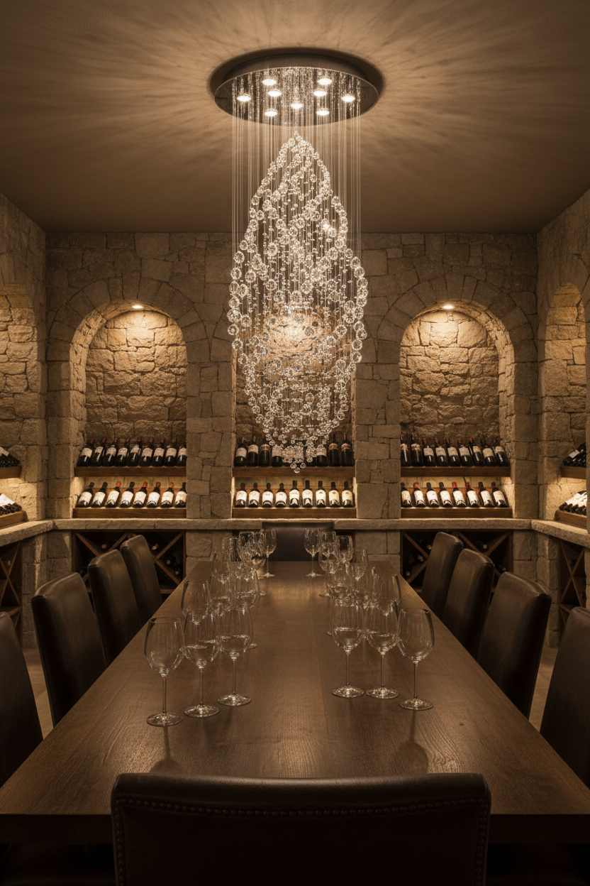 Madrid Chandelier – Wine Cellar