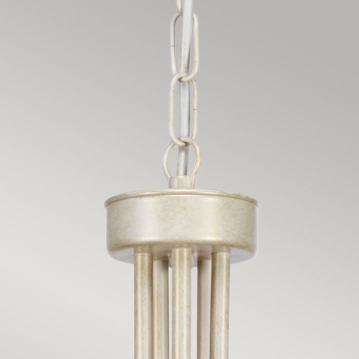 Elstead Lighting Olivia 5-Light Ivory with Gold Patina Candle Chandelier