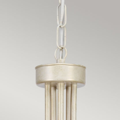 Elstead Lighting Olivia 5-Light Ivory with Gold Patina Candle Chandelier