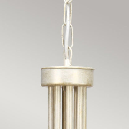 Elstead Lighting Olivia 8-Light Ivory with Gold Patina Candle Chandelier