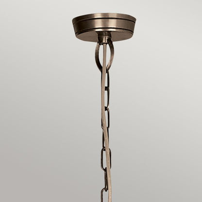 Elstead Lighting Pimlico 6-Light Dark Bronze Candle Chandelier