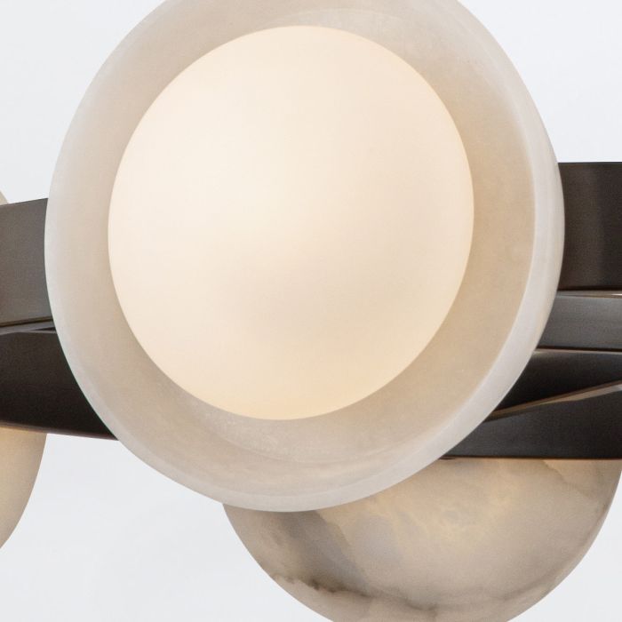 Alora Alonso 8-Light LED Urban Bronze Modern Chandelier