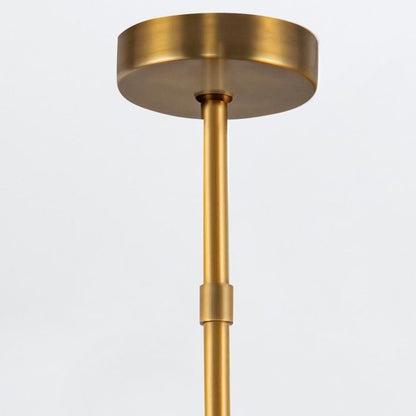 Alora Alonso 8-Light LED Vintage Brass Modern Chandelier