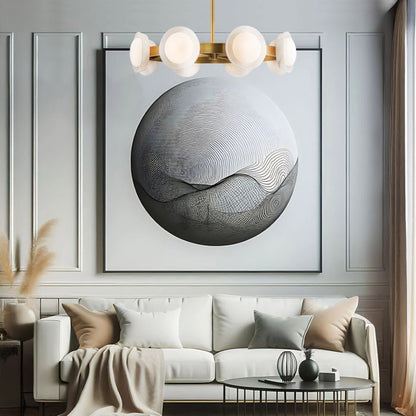 Alora Alonso 8-Light LED Vintage Brass Modern Chandelier