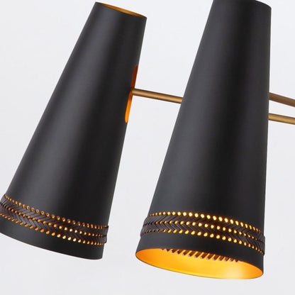Alora Brickell 5-Light Matte Black Modern Chandelier