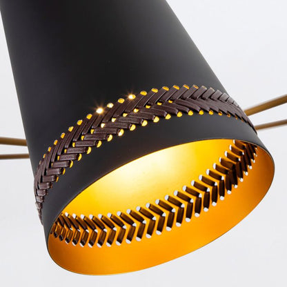 Alora Brickell 5-Light Matte Black Modern Chandelier