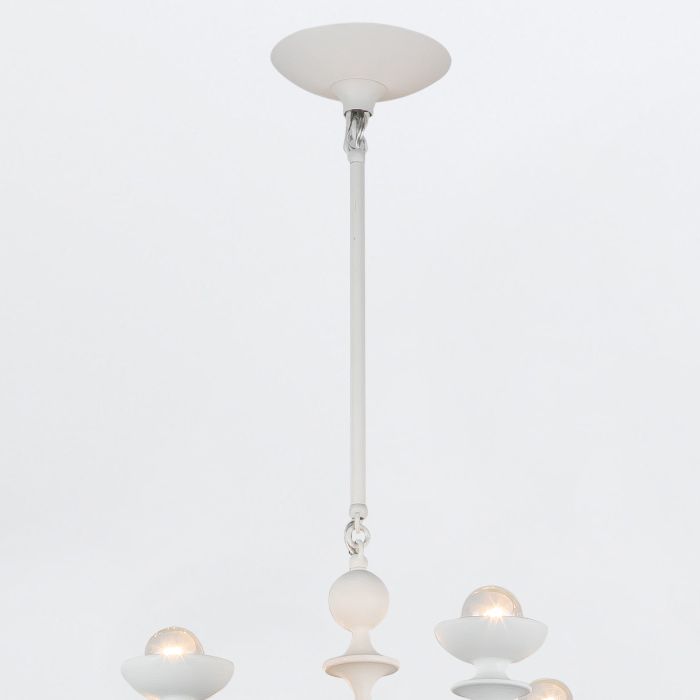 Alora Cadence 18-Light Antique White Modern Chandelier