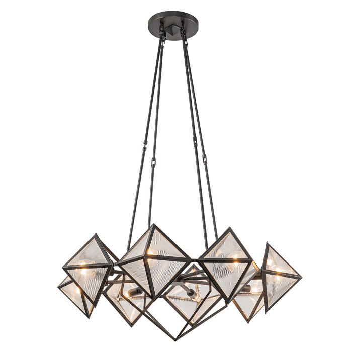 Alora Cairo 8-Light Urban Bronze Modern Chandelier