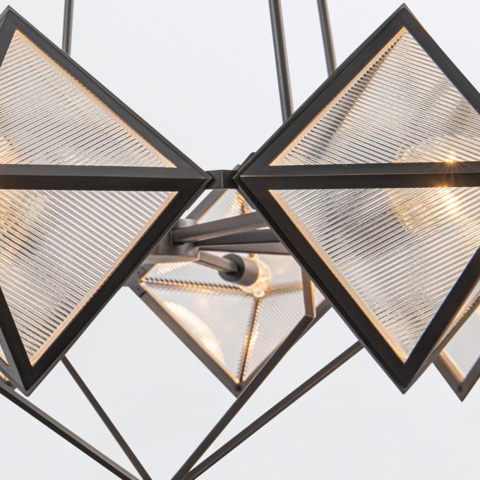 Alora Cairo 8-Light Urban Bronze Modern Chandelier