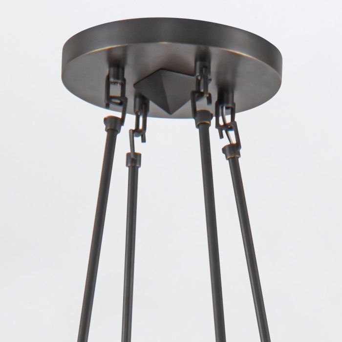 Alora Cairo 8-Light Urban Bronze Modern Chandelier