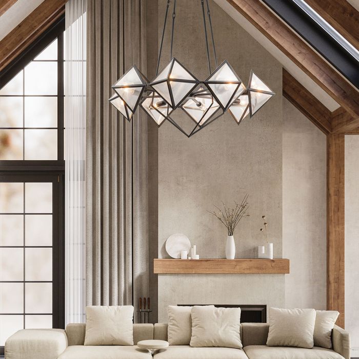 Alora Cairo 8-Light Urban Bronze Modern Chandelier