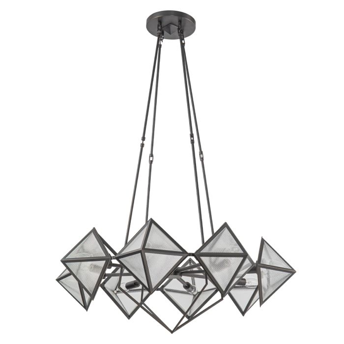 Alora Cairo 8-Light Urban Bronze Modern Chandelier