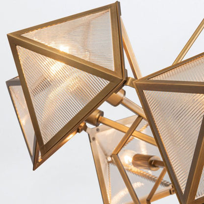 Alora Cairo 8-Light Vintage Brass Modern Chandelier