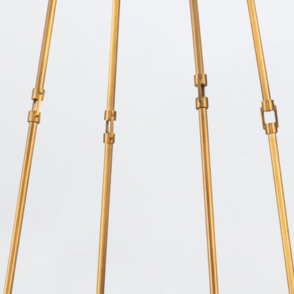 Alora Cairo 8-Light Vintage Brass Modern Chandelier