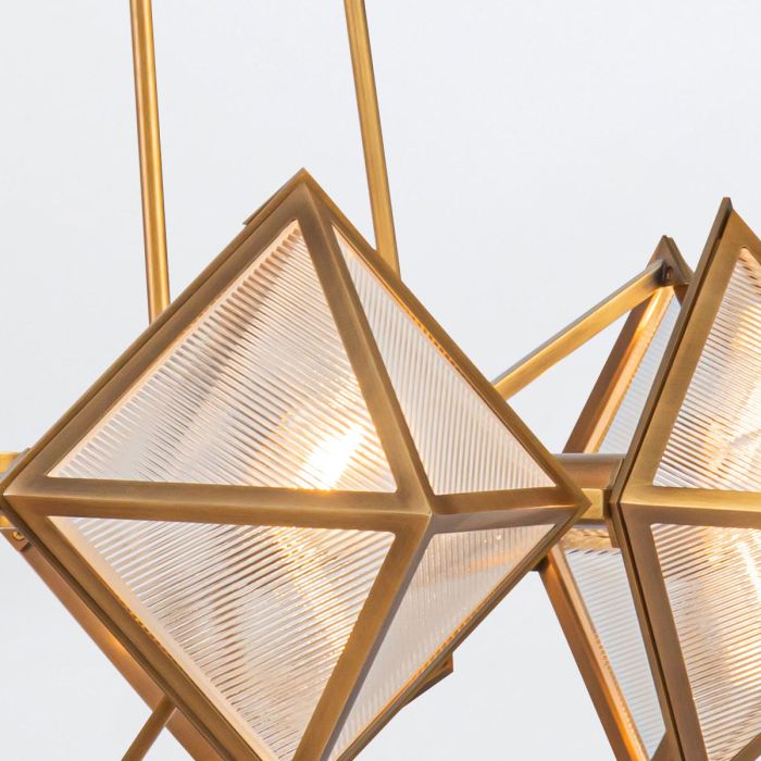Alora Cairo 8-Light Vintage Brass Modern Chandelier
