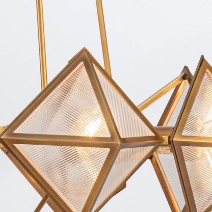 Alora Cairo 8-Light Vintage Brass Modern Chandelier