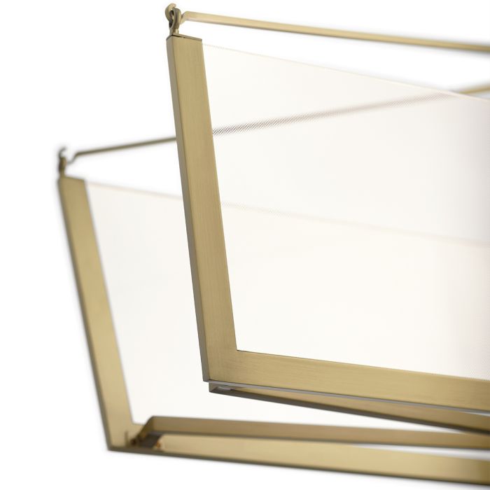 Kichler Calters 1-Light Champagne Gold Integrated LED Island Chandelier