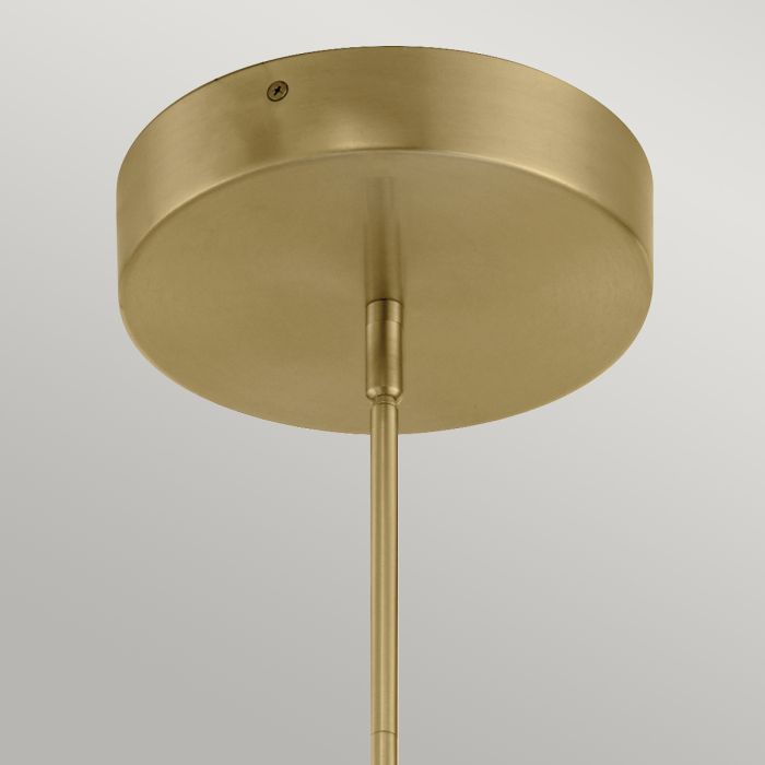 Kichler Calters 1-Light Champagne Gold Integrated LED Island Chandelier