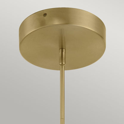 Kichler Calters 1-Light Champagne Gold Integrated LED Island Chandelier