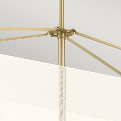 Kichler Calters 1-Light Champagne Gold Integrated LED Island Chandelier